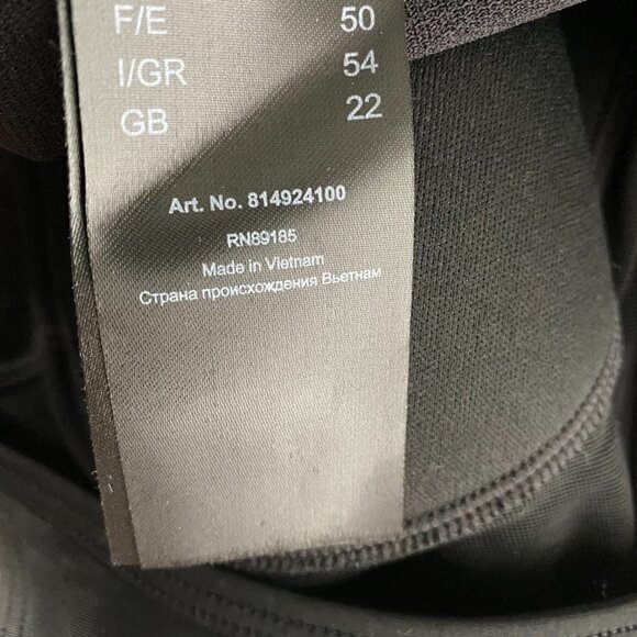 Ulla Popken One Piece‎ Swimsuit Size 18 Black Solid Keyhole NWT SW-1826 - Picture 10 of 12